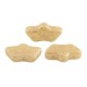 Les perles par Puca® Delos kralen Opaque beige splash 13010/94401